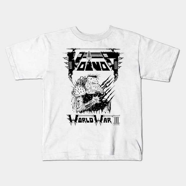 Voivod - World War III Kids T-Shirt by CosmicAngerDesign